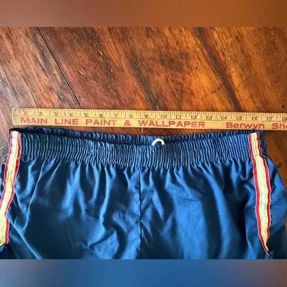 VINTAGE Brentwood Navy swim trunks- used in great shape